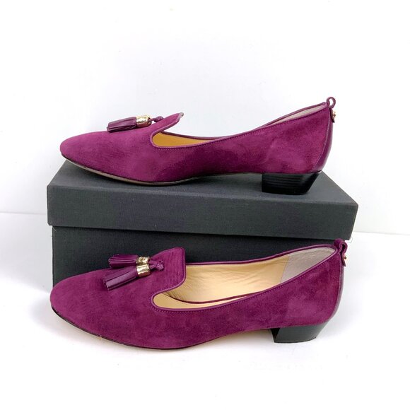 VC Signature 'Nancy' Tassel Loafer In Plumberry Sz 8.5M - Picture 2 of 16